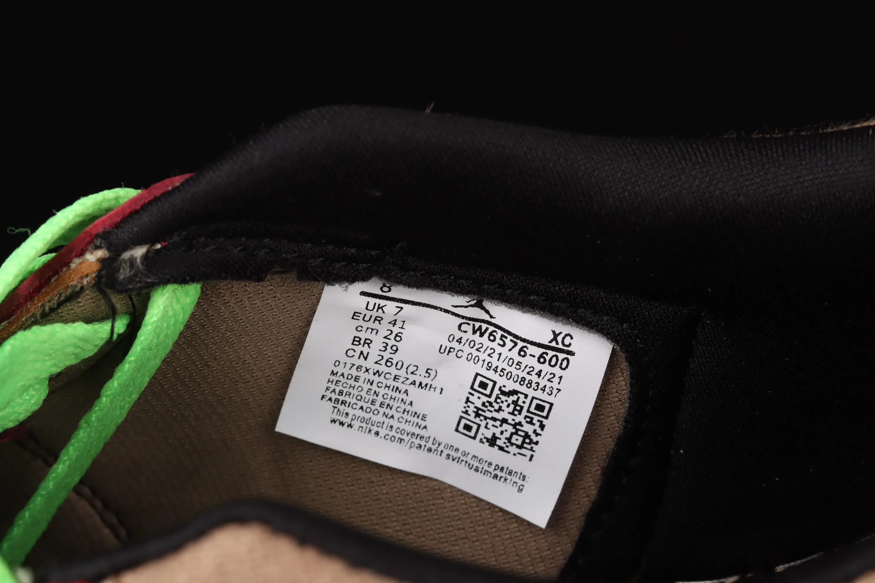 All categories Air Jordan Jordan series basketball shoes Air Jordan 1 High Z version Air Jordan 1 Switch AJ1 Joe 1 dark red zipper high-top cultural basketball shoes CW6576-600